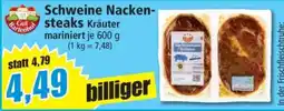 Norma Schweine Nackensteaks Kräuter Angebot
