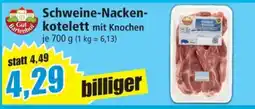 Norma Gut Bartelnhof Schweine-Nackenkotelett mit Knochen Angebot