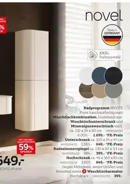 XXXLutz novel Badprogramm NV.077 Angebot