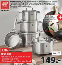 Zurbrüggen ZWILLING Topfset Vitality Angebot