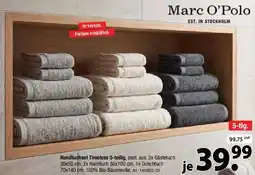 Zurbrüggen Marc O'Polo Handtuchset Timeless 5-teilig Angebot