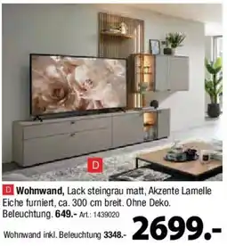 Zurbrüggen Wohnwand Angebot