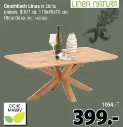 Zurbrüggen LINEA NATURA Couchtisch Linus Angebot