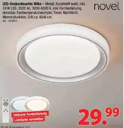 Zurbrüggen Novel LED-Deckenleuchte Mika Angebot