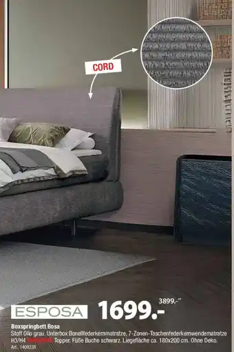 Zurbrüggen ESPOSA Boxspringbett Bosa Angebot