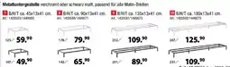 Zurbrüggen Metalluntergestelle Angebot