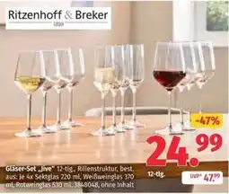 Segmüller Gläser-Set „Jive“ 12-tlg. Angebot