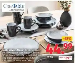Segmüller CREATABLE Kombi-Service „Malmö“ Angebot