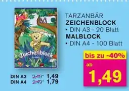 KODi TARZANBÄR ZEICHENBLOCK Angebot