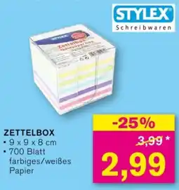 KODi STYLEX Zettelbox Angebot