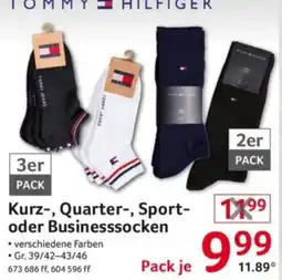 Selgros Tommy Hilfiger Kurz-, Quarter-, Sport- oder Businesssocken Angebot