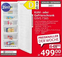 Selgros Gefrierschrank GSVS 7365 Angebot
