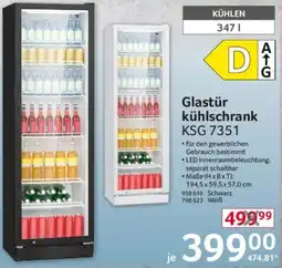 Selgros Glastür kühlschrank KSG 7351 Angebot