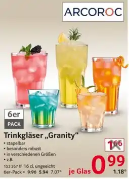 Selgros Trinkgläser „Gravity“ Angebot
