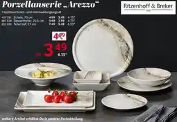 Selgros Ritzenhoff & Breker Porzellanserie „Arezzo“ Angebot