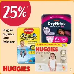 Rossmann Huggies DryNites Little Swimmers Huggies extra care Angebot