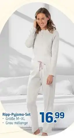 Rossmann Ripp-Pyjama-Set Angebot