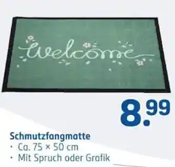 Rossmann Schmutzfangmatte Angebot