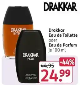 Rossmann Drakkars Eau de Toilette oder Eau de Parfum Angebot