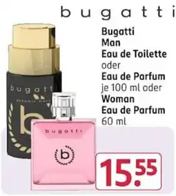 Rossmann Bugatti Man oder Woman Angebot