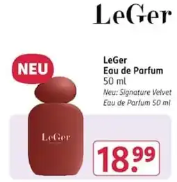 Rossmann LeGer Eau de Parfum Angebot