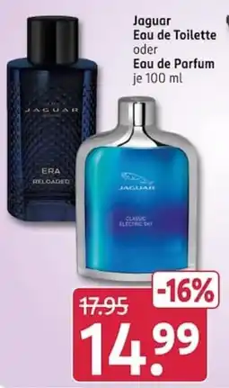 Rossmann Jaguar Eau de Toilette oder Eau de Parfum Angebot