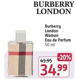 Rossmann Burberry London Woman Eau de Parfum Angebot