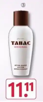 Rossmann TABAC ORIGINAL After Shave Lotion Angebot