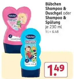Rossmann Bübchen Shampoo & Duschgel Angebot