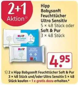 Rossmann Hipp Babysanft Feuchttücher Angebot