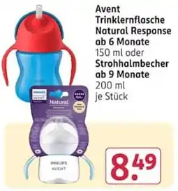 Rossmann Avent Trinklernflasche Natural Response Angebot