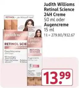 Rossmann Judith Williams Retinol Science 24H Creme Angebot