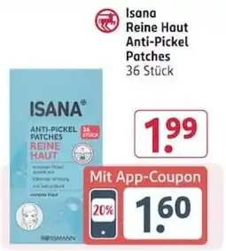 Rossmann Isana Reine Haut Anti-Pickel Patches Angebot