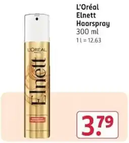 Rossmann L'Oréal Elnett Haarspray Angebot