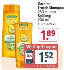Rossmann Garnier Fructis Shampoo Angebot