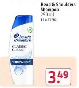 Rossmann Head & Shoulders Shampoo Angebot