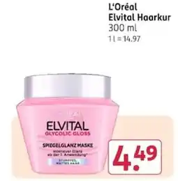 Rossmann L'Oréal Elvital Haarkur Angebot
