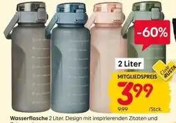 Rusta Wasserflasche 2 Liter Angebot