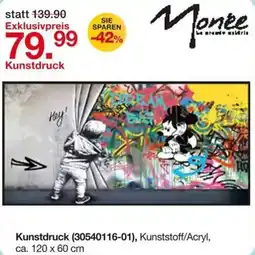 Möbelzentrum Pforzheim Kunstdruck Montee Angebot