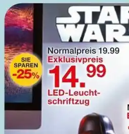Möbelzentrum Pforzheim STAR WARS LED-Leuchtschriftzug Angebot
