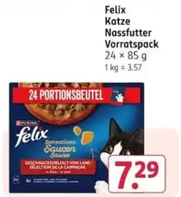 Rossmann Felix Katze Nassfutter Angebot