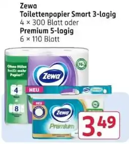 Rossmann Zewa Toilettenpapier Smart 3-lagig Angebot