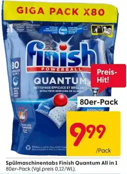 Rusta Spülmachinentabs Finish Quantum All in 1 Angebot