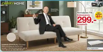 CARRYHOME Schlafsofa