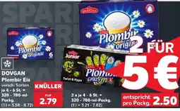 Kaufland DOVGAN Plombir Eis Angebot