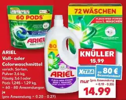 Kaufland ARIEL Voll- oder Colorwaschmittel Angebot