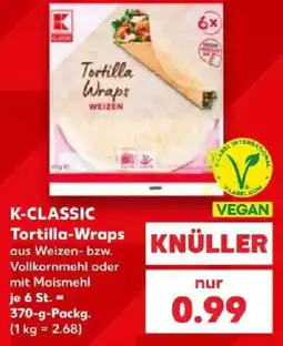 Kaufland K-CLASSIC Tortilla-Wraps Angebot