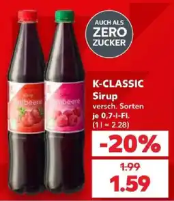 Kaufland K-CLASSIC Sirup Angebot