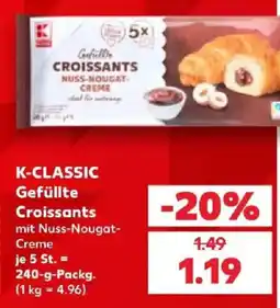 Kaufland K-CLASSIC Gefüllte Croissants Angebot