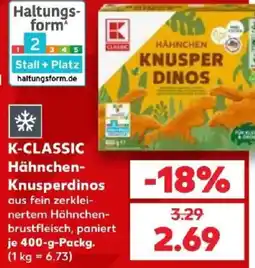 Kaufland K-CLASSIC Hähnchen-Knusperdinos Angebot